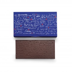 Tablette de chocolat du mur des je t'aime par Arnaud Larher