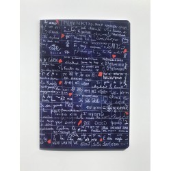 Carnet des je t'aime droite A5 recto. I love you the wall notebook