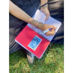 Carnet à reliure "Je t'aime"
