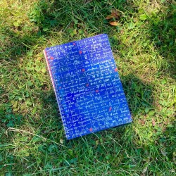 carnet-à-reliure-imprimé-mur-des-je-taime-bleu-Paris-Montmartre