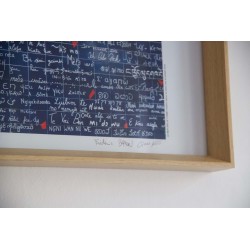 Poster numéroté et signé